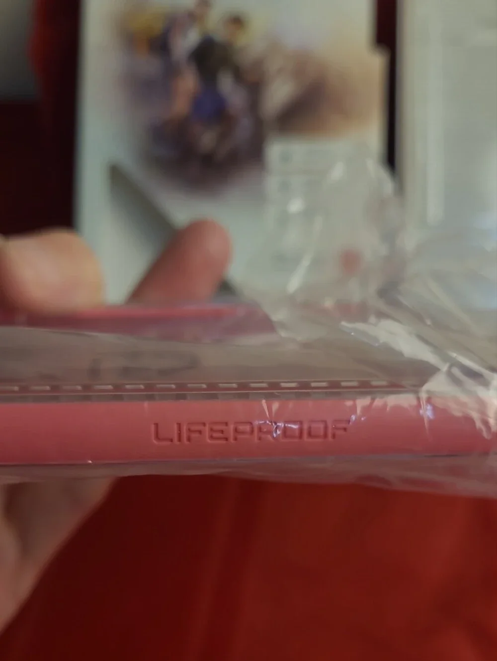 New LifeProof NËXT iPhone 8 Plus/7 Plus Protective Case in Coral/Transparent.